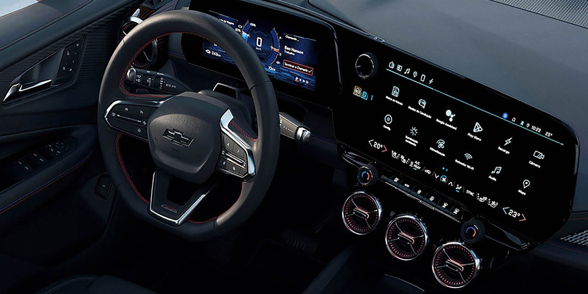 A SUV Blazer EV RS possui tecnologia de ponta, esteja sempre conectado