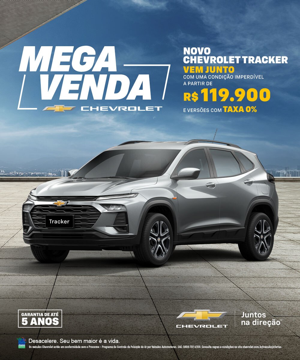 Chevrolet Tracker - SUV com 6 Airbags no Interior de SP | Automec